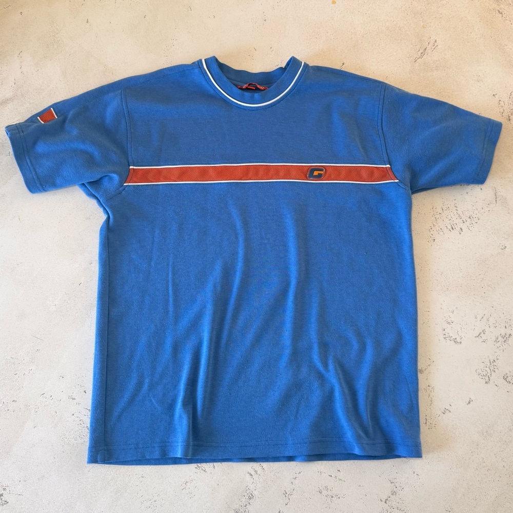 Vintage 2000s Gotcha Blue and Orange Tee